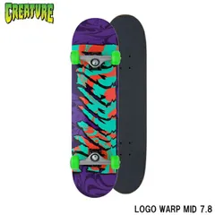 スケボー スケボー スケートボード コンプリートセット メンズ レディース ストリート SKATEBOARD CREATURE LOGO WARP MID 7.8のサムネイル