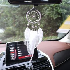 新品 ドリームキャッチャー カーアクセサリー 捕夢網 ペンダント 車内飾り 羽飾り 風鈴 車飾り 窓飾り 壁掛け 幸せ守る