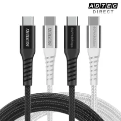 高耐久性USB-C充電ケーブル 1m アドテック