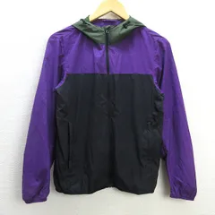 U■ユニクロ/UNIQLO×JWANDERSON ユニクロ×アンダーソン カラーブロックポケッタブルパーカー/311-409777【XS】紫黒/men's/86【中古】■