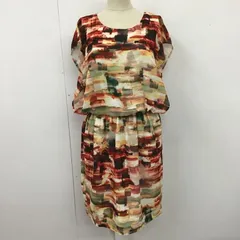 KBF ケービーエフ ワンピース ひざ丈スカート ufc131-7003y サイドオープンウエストゴムワンピース ノースリーブワンピース