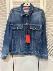 新品未使用23区　ジャケット ネイビー44 23区（大きいサイズ） 【セットアップ対応】シャインツイード