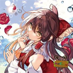 東方projectステッカー「博麗霊夢2」　-きっどているず-(送料込)