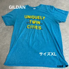 No.97アメリカ古着GILDANプリントTシャツ洗濯済みサイズXL
