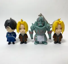 【まとめ売り】鋼の錬金術師 エドワード アルフォンス マスタング大佐 スイング フィギュアストラップ