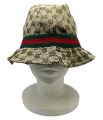 GUCCI グッチ ポリエステル GG柄 シェリーライン バケットハット GUCCI グッチ ポリエステル GG柄 シェリーライン バケットハット