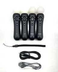 【盛岡24-0198】モーションコントローラー 4個セット (PS3用 2個 + PS4用 2個) 【中古/60】