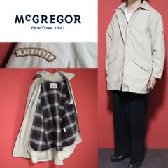 80s✨️McGREGOR 裏地チェック コーデュロイ ハリントンジャケット