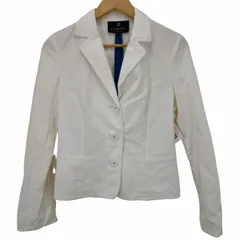 ランバンコレクション LANVIN COLLECTION 3B コットンテーラードジャケット レディース  38のサムネイル