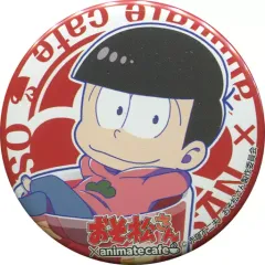 【中古】バッジ・ピンズ(キャラクター) 松野おそ松 「おそ松さん×animatecafe トレーディング缶バッジ 第二弾」