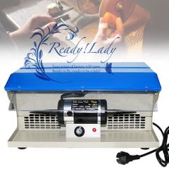 ジュエリーポリッシャーマシン 200W、集塵機ベンチトップポリッシャー、ライト付き、0-8000 rpm、速度調整可能、金属、ジュエリー