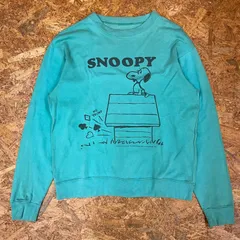 ヴィンテージ SNOOPY スウェット 染み込み NO TRUNP スヌーピー トランプ PEANUTS ピーナッツ トレーナー ユーズド USED 古着