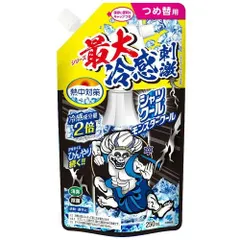 小林製薬(桐灰)　熱中対策 シャツクール モンスタークール 詰替 250ml　（　熱中症対策　暑さ　クール　冷たい　）のサムネイル