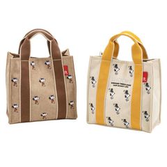 SNOOPY ショッピングバッグ トートバッグ かわいい 軽量 スヌーピー レディース キャンバス