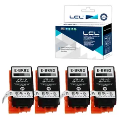 【在庫セール】エプソン用 LCL ICBK82 （2パック ブラック） 顔料 互換インクカートリッジ 対応機種：PX-S05B/PX-S05W/PX-S06B/ PX-S06W