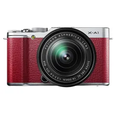 FUJIFILM X-A1 レッド　レンズ付き 富士フイルム Xシステム FUJIFILM X-A1 MF 35mm F1.7 レンズ