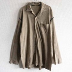 【雰囲気抜群】Y's for men【オーバーシルエット オープンカラー シャツ 】 YOHJI YAMAMOTO ヨウジヤマモト コットン u2408165