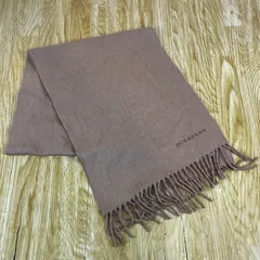 バーバリー カシミア100% マフラー (ベージュ/30<!-利用不可文字-!>146)