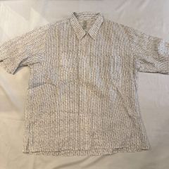 HEALTH ヘルス ENIMA Design halfsleeve shirt 半袖シャツ ホワイト系 size:M【代官山A07】