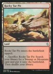 【中古】マジックザギャザリング 069/080[U]：【DDP】Rocky Tar Pit/岩山のタール坑