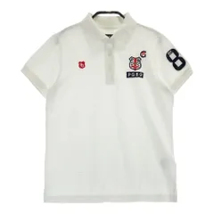 【新品タグ付】パーリーゲイツ ポロシャツ 半袖 シアサッカー ロゴ ゴルフ 0 新品タグ付】パーリーゲイツ ポロシャツ 半袖 シアサッカー ロゴ