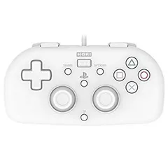 【中古】(未使用･未開封品)　【SONYライセンス商品】ワイヤードコントローラーライト for PS4 ホワイト【PS4対応】 wyeba8q