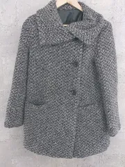 ■ COMMECAISM コムサイズム  長袖 コート S グレー系 レディース  【中古】 【1002799165976】