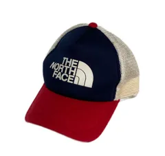 THE NORTH FACE ノースフェイス メッシュ キャップ ネイビー レッド 56cm ユニセックス アウトドア スポーツ タウンユース 人気■LIBC64