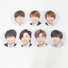 【三重店】なにわ男子 First Live Tour 2019 ～なにわと一緒に#アオハルしよ？～ うちわ 計7枚セット（大橋和也/西畑大吾/藤原丈一郎/大西流星/道枝駿佑/高橋恭平/長尾謙杜）【352-B235】