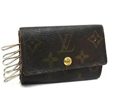 LOUIS VUITTON ルイヴィトン M62630 モノグラム ミュルティクレ6 6連 キーケース 鍵入れ レディース メンズ ブラウン系 DJ4313