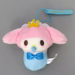 【中古】キーホルダー マイメロディ(C/ブルー) バースデーおくるみマスコット 「マイメロディ」