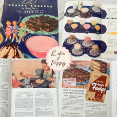 ヴィンテージ洋書「121 Tested Recipes」 レトロ レシピブック ジャンクジャーナル素材　アメリカンレトロ