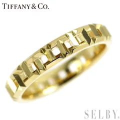 ティファニー K18YG リング Tトゥルーナロー