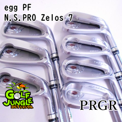 【中古】アイアンセット プロギア egg PF N.S.PRO Zelos 7 R 24 アイアンセット セット スチールシャフト おすすめ メンズ 右 [6855]