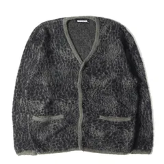 NEIGHBORHOOD ネイバーフッド カーディガン サイズ:M 21AW レオパード柄 モヘヤニット カーディガン MOHAIR CARDIGAN / AN-KNIT LS ブラック チャコール 黒 トップス セーター 長袖 ブランド カジュアルのサムネイル