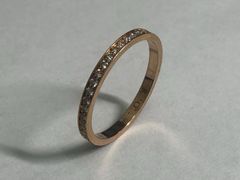 【 REPOSSI】●レポシ Berbere ベルベル パヴェダイヤモンドリング 　ゴールド　750●