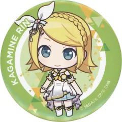 【中古】バッジ・ビンズ ステージのセカイの鏡音リン 「プロジェクトセカイ カラフルステージ! feat. 初音ミク×ローソン ちびキャラ缶バッジコレクション MORE MORE JUMP!」