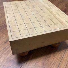 脚付き　将棋盤　盤の厚み8.5cm　へそあり！　ヘソ有り