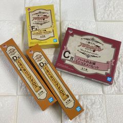 一番コフレ　アイドリッシュセブン　C賞 ハートのお城ミニコスメパレット　D賞ぐるぐるリップグロス　F賞 トランプ風シングルカラーコレクション　4点セット　アイシャドウ
