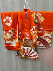 【新品、未使用】正絹　7歳七五三用着物 楽天市場】七五三 7歳 着物 正絹の通販