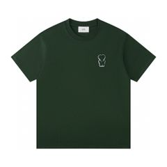 【関税込】 Woo-Shik x Ami Tシャツ ニューシーズン [AMI PARIS] Choi Woo shik x AMI Paris Green
