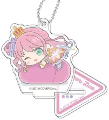 【中古】キーホルダー 姫森ルーナ 「ホロライブ はぐみーつ スタンドミニアクリルキーホルダー D」