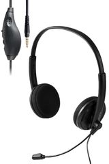 【迅速発送】エレコム ヘッドセット 4極 3.5mm ノイズキャンセリング 単一指向性 軽い 有線 マイク付き ヘッドホン 長時間 ウェブ会議 テレワーク ブラック HS-HP06STBK