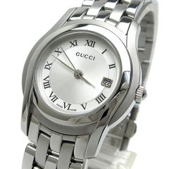 グッチ Gクラス レディース ローマ数字 シルバー 5500L GUCCI 婦人 箱 クォーツ 時計 稼動品