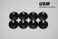 【USM Haller system / USMハラー】グライズ 約φ3.5cm×H3cm 8個セット 脚部 グライド 純正パーツ　etc209