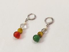 【年末SALE】水晶　ピアス　#E80