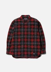 RILY ombre check shirts Red 今市隆二 - メルカリ