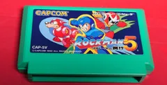 未使用品 ロックマン5 ROCKMAN5 ブルースの罠!? CAP-5V FC カプコン FC ロックマン5 ブルースの罠！？ ソフトのみ