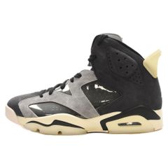 NIKE (ナイキ) WMNS AIR JORDAN 6 RETRO TECH CHROME ウィメンズ エア ジョーダン 6 テック クローム レトロ ハイカットスニーカー ブラック US10 CK6635-001