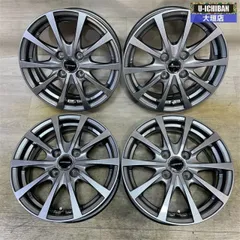 「値下げ」ヤリス アクア スイフト スペイド E12ノート MAZDA2 等 ケルパー 5.5-14+45 4H100 14インチ ホイール 4本セット _002Rのサムネイル